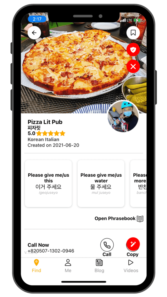 Pizza Lit South of Seoul App info