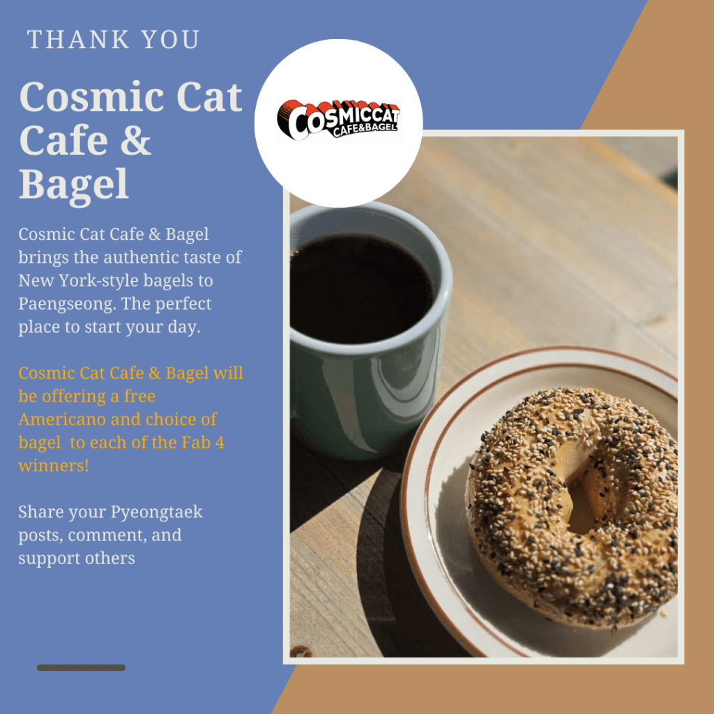 Cosmic Cat Bagels Fab 4