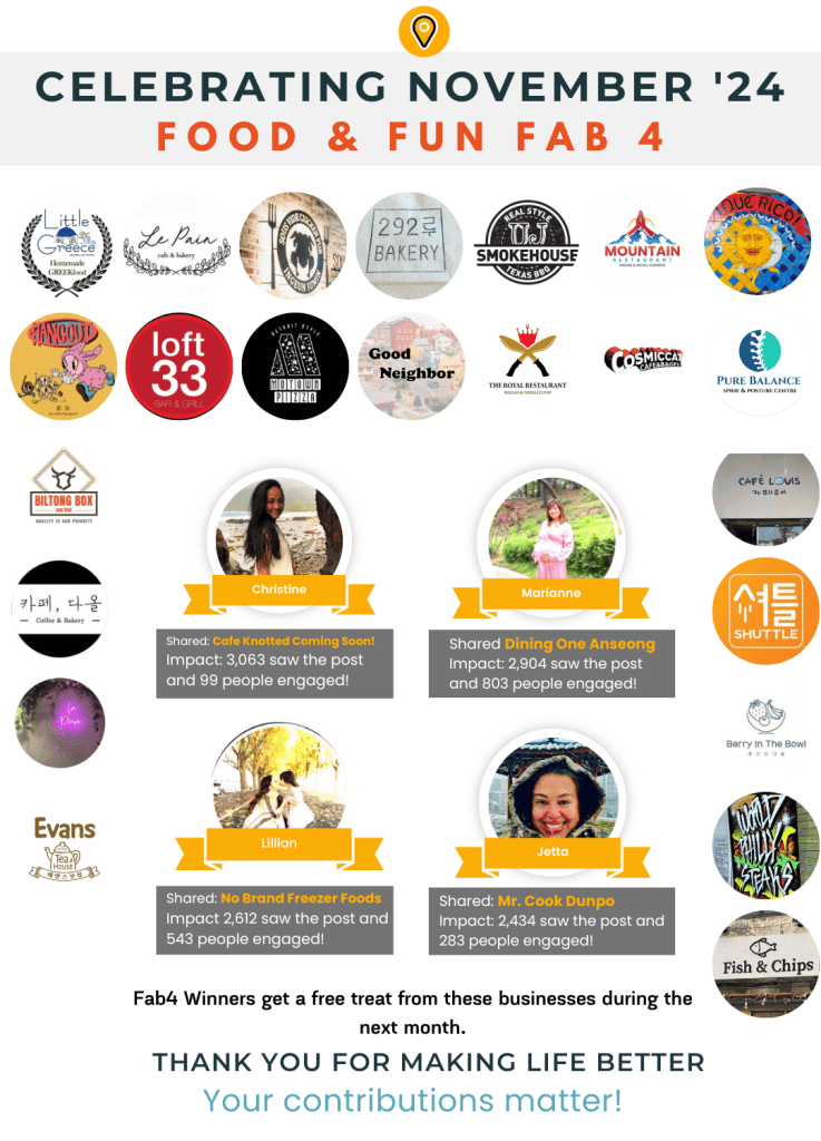 November 2024 Winners